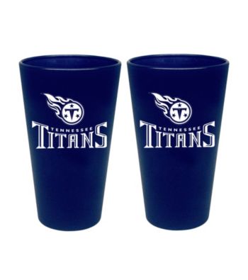 Boelter Brands NFL® Tennessee Titans 2-Pack Frosted Pint Glasses
