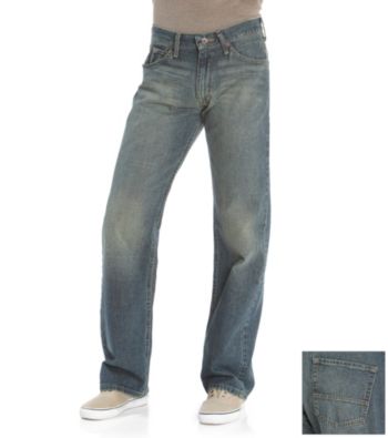 Nautica Jeans Co. Men's Crossed Indigo Loose Fit Jeans