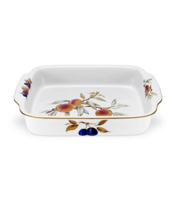 Royal Worcester Evesham Gold Handled Dish