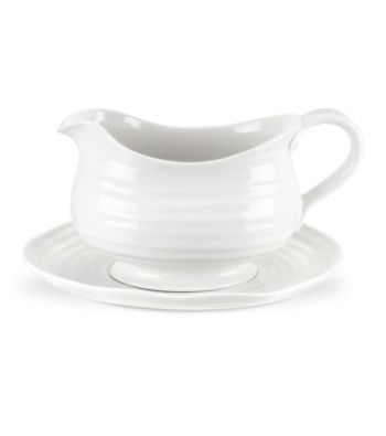 Sophie Conran for Portmeirion® White Gravy Boat and Stand