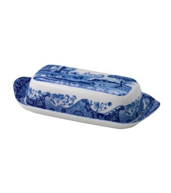 Spode® Blue Italian Covered Butter Dish