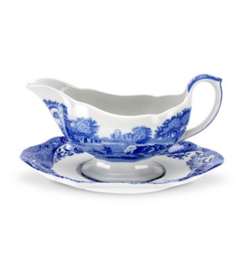 Spode® Blue Italian 9-oz. Sauceboat and Stand