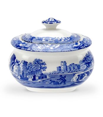 Spode® Blue Italian 9-oz. Covered Sugar Bowl