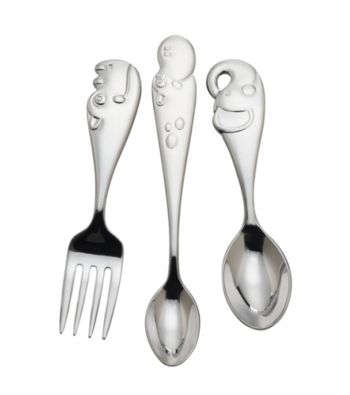 Reed & Barton® Jungle Parade 3-pc. Silverplate Baby Flatware Set