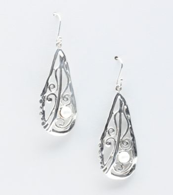 Hagit Gorali Sterling Silver Teardrop Earrings