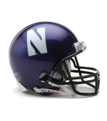 Riddell® Northwestern Replica Mini Helmet