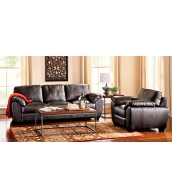 Palliser Massi Leather Sofa & Chair Living Room Furniture Collection