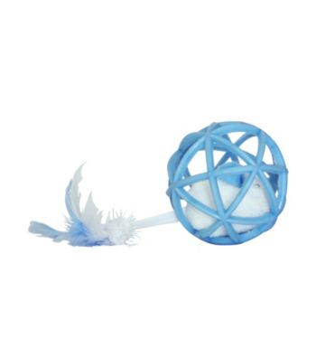 Play-N-Squeak Twinkle Mini Ball of Fury Furry Cat Toy