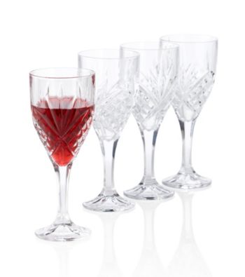 Godinger® Dublin Set of 4 Wine Goblets
