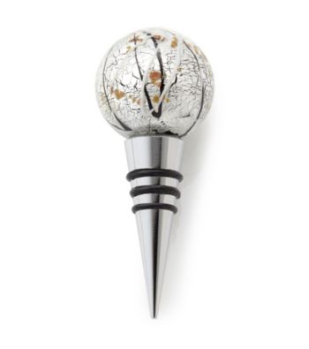 Vintage Royal® Black Swirl Bottle Stopper