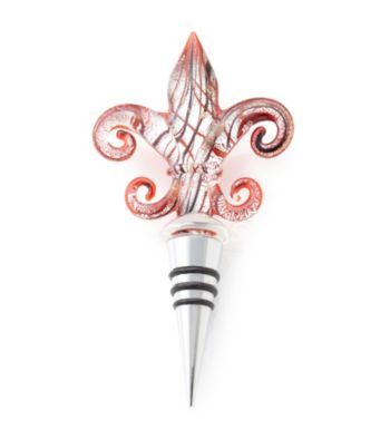 Vintage Royal® Trefoil Red & Silver Foil Bottle Stopper