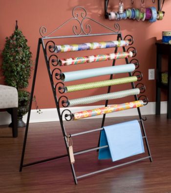 Holly & Martin™ Evelyn Black Easel/Wall Mount Craft Storage Rack
