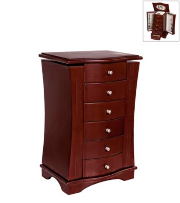 Mele &amp; Co "Renata" Upright Jewelry Box - Walnut