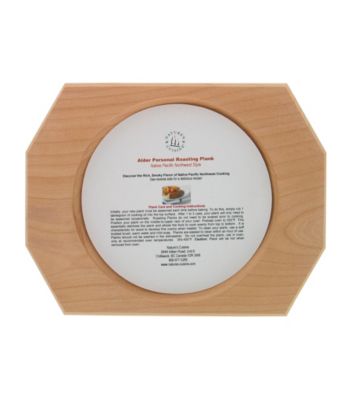 Nature's Cuisine Oval Alder Personal Oven Roasting Plank