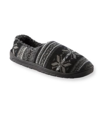 MUK LUKS® Men's Sherpa Lined Fair Isle Slippers