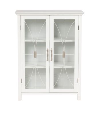 Elegant Home Fashions® Delaney Two-Door Floor Storage Cabinet - White
