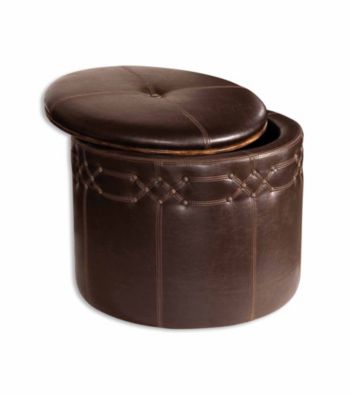 Uttermost Brunner Small Storage Ottoman