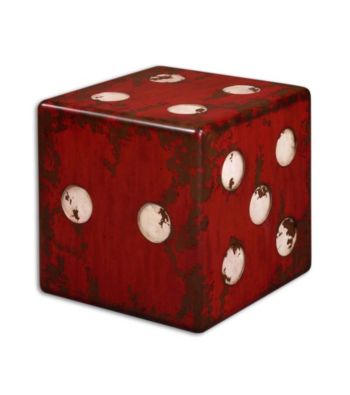 Uttermost Dice Accent Table