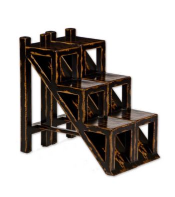 Uttermost Asher Black Accent Table