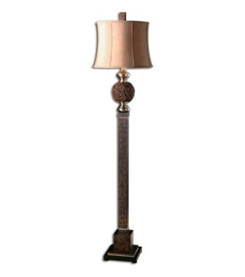 Uttermost Knotted Rattan Floor Lamp