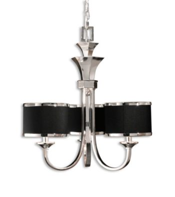 Uttermost Tuxedo 3-Light Chandelier