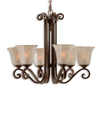 Uttermost Lyon Bronze 6-Light Chandelier