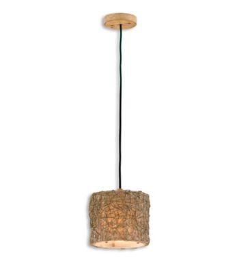 Uttermost Knotted Rattan Light Mini Hanging Shade