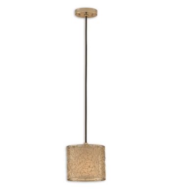 Uttermost Brandon Silver 1-Light Mini Hanging Shade