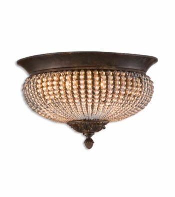 Uttermost Cristal De Lisbon Flush Mount