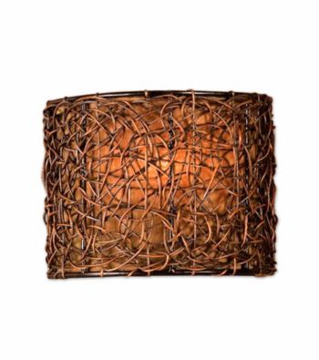 Uttermost Knotted Rattan 1-Light Wall Sconce