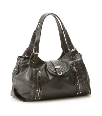 Nine West® Zipster Medium Satchel - Black