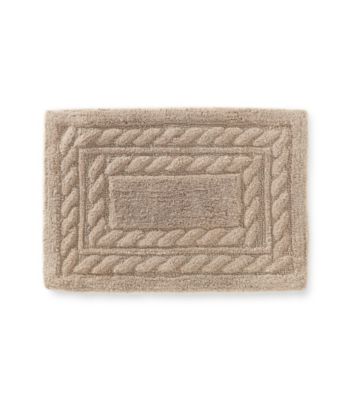 Lauren Ralph Lauren Greenwich Solid Cable Accent Bath Rugs