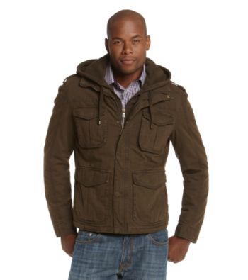 R&O Men's Multi Pocket Hipster Jacket