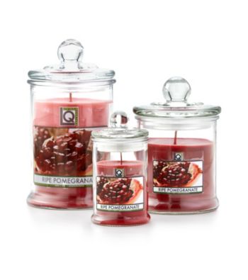 LivingQuarters Ripe Pomegranate Large Layered Jar Candle