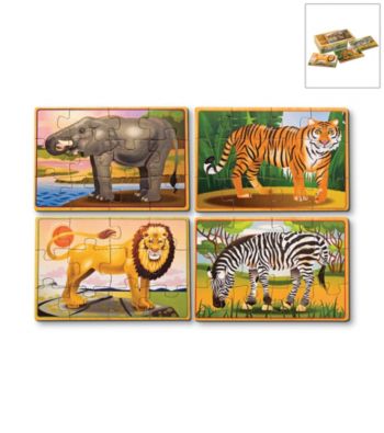 Melissa & Doug® Zoo Animal Jigsaw Puzzle Box