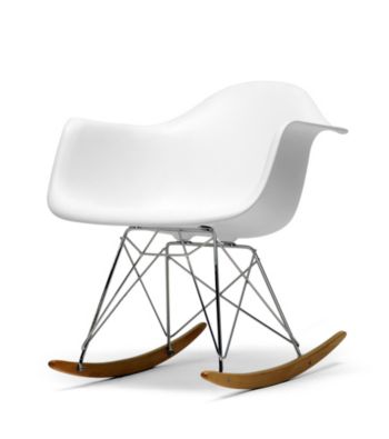 Baxton Studios Letterio Plastic Rocking Chair