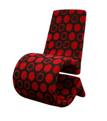 Baxton Studios Forte Patterned Fabric Accent Chair