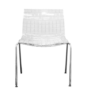 Baxton Studios Obbligato Acrylic Accent Chair