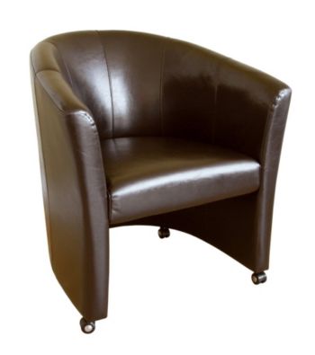 Baxton Studios Helena Leather Chair