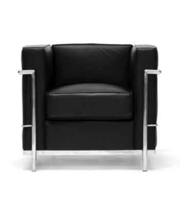 Baxton Studios Black Le Corbusier Chair
