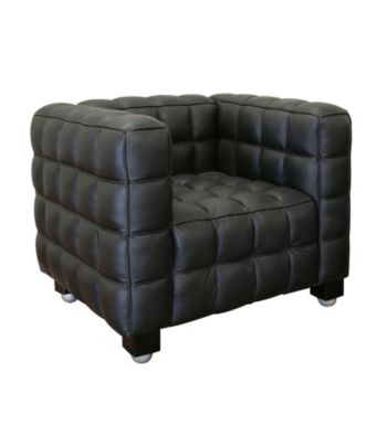 Baxton Studios Black Arriga Leather Chair