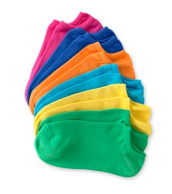 HUE® 6-Pack Liner Socks - Brights