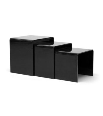 Baxton Studios Mercutio Acrylic Nesting Table Set