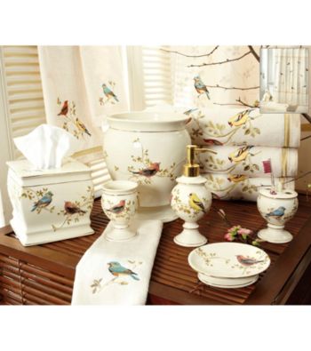 Avanti® Gilded Birds Bath Collection