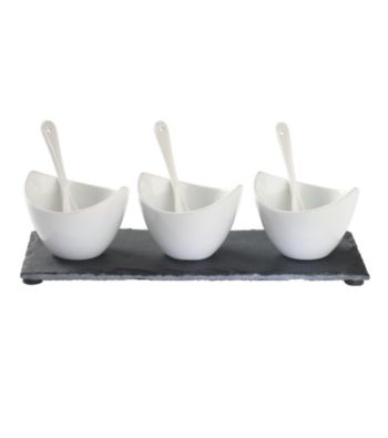 Luigi Bormioli Slate 7-pc. Condiment Set