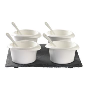 Luigi Bormioli Slate 9-pc. Sauce Set