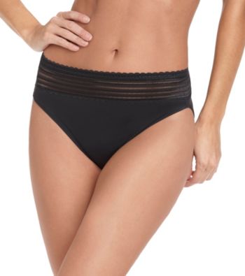 Warner's No Pinching, No Problems Lace Hi-Cut Brief