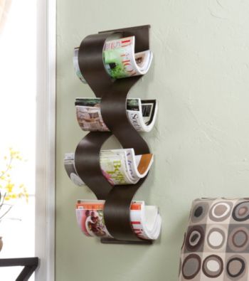 Holly & Martin™ Coastal Wall-Mounted Magazine Rack