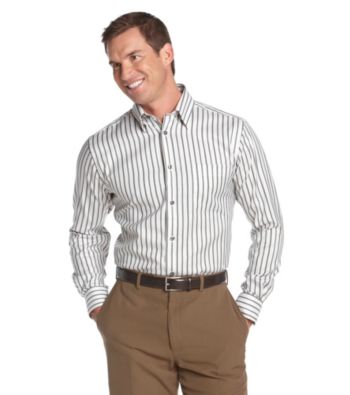 Kenneth Roberts Platinum® Men's Silver Stripe Oxford Shirt