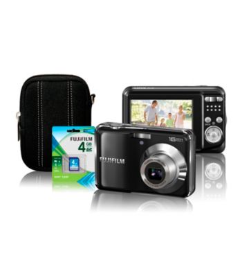 Fujifilm FinePix AX350 16MP Black Digital Camera with Accessories $50.77